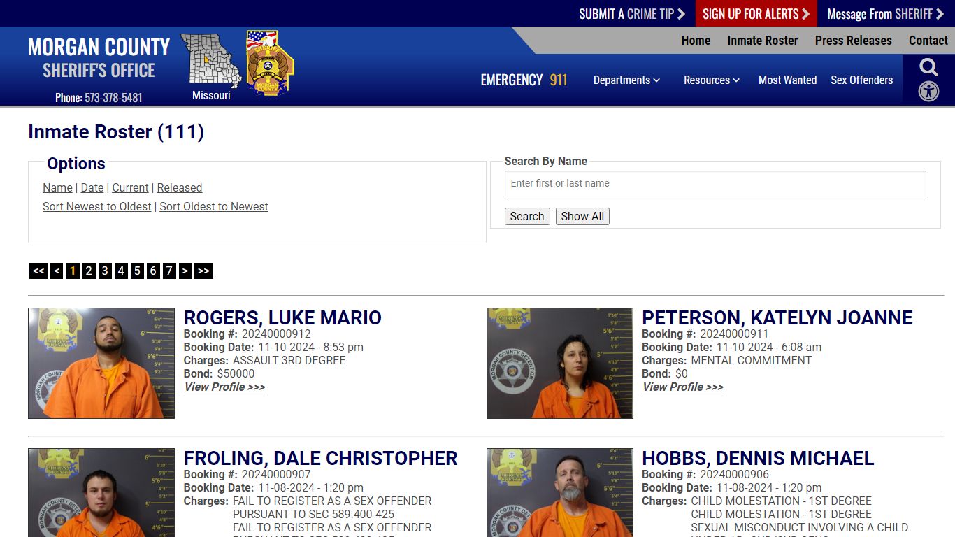 Inmate Roster - Current Inmates Booking Date Descending - Morgan County ...