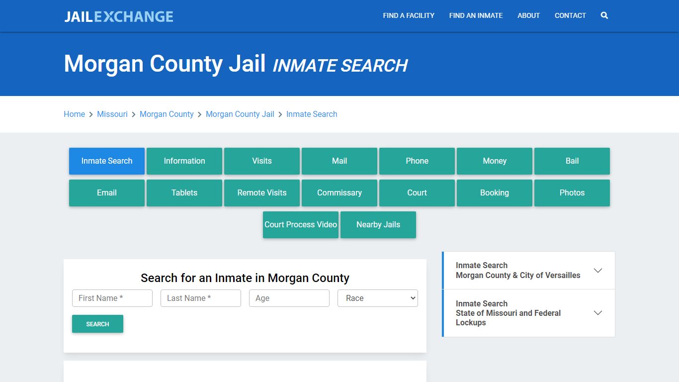 Morgan County Jail, MO Inmate Search: Roster & Mugshots